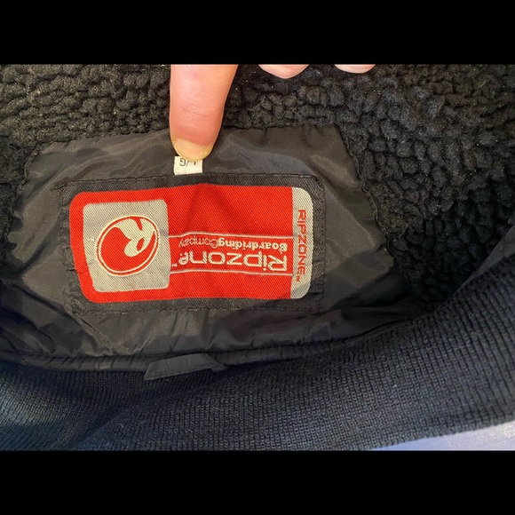 Ripzone Bomber Jacket.  Black. Large - Picture 3 of 5